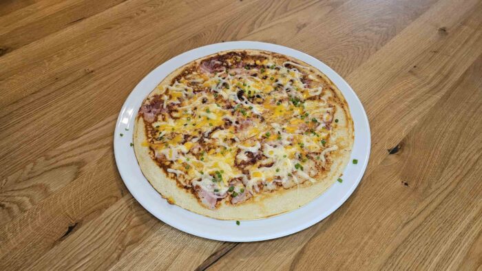 Pannenkoek met Ham en Kaas